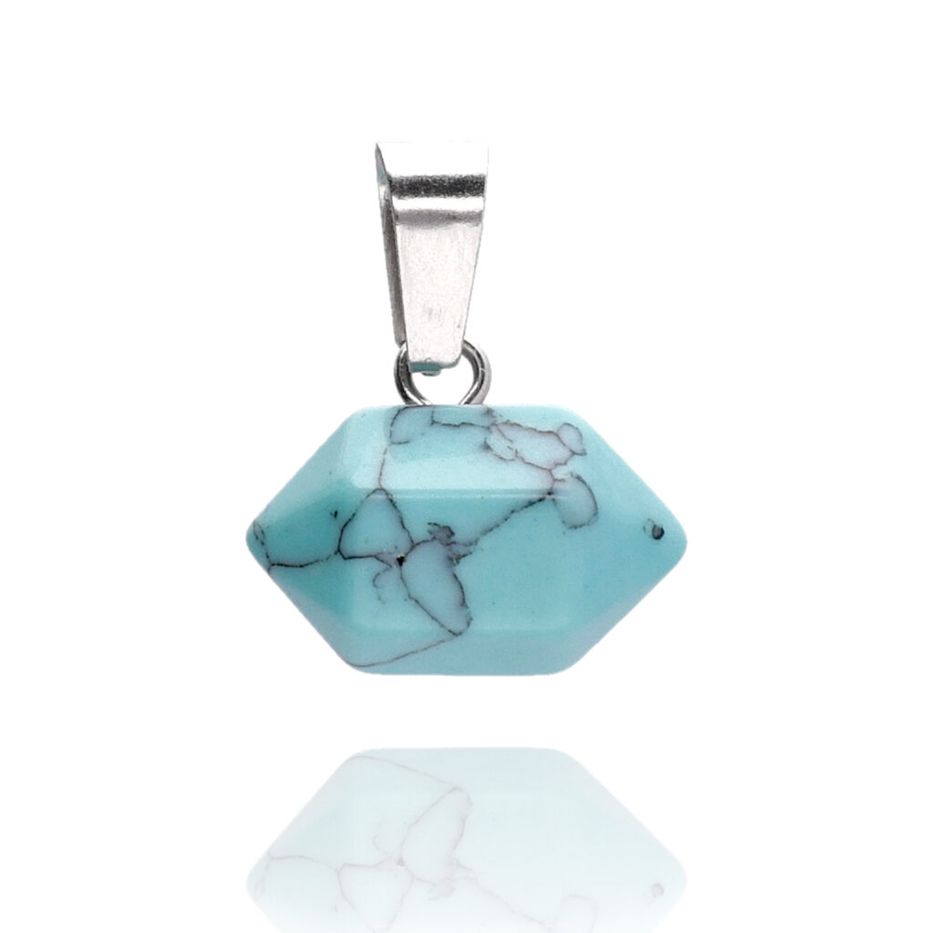 Wisiorek poziomy z turkmenitu amulet
