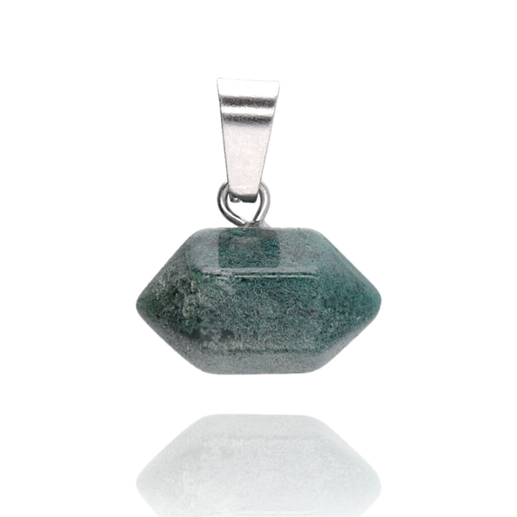 Wisiorek poziomy z agatu indyjskiego amulet