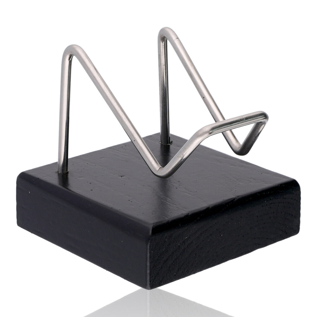 Podstawka pod minerały czarna ekspozytor 5x5 cm